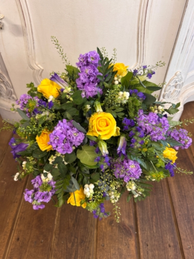 Yellow and Purple Posy